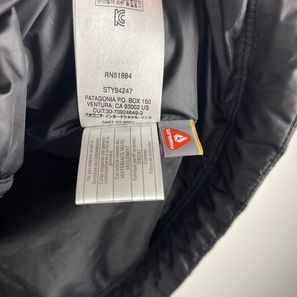 Patagonia Women's Black Nano Puff Vest Style #84247 Size Large Embroidered - Picture 12 of 12